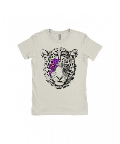 Music Life Ladies' Boyfriend T-Shirt | Glam Rock Leopard Shirt $9.49 Shirts