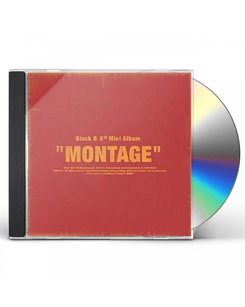 Block B MONTAGE (6TH MINI ALBUM) CD $5.88 CD