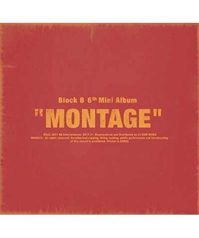 Block B MONTAGE (6TH MINI ALBUM) CD $5.88 CD