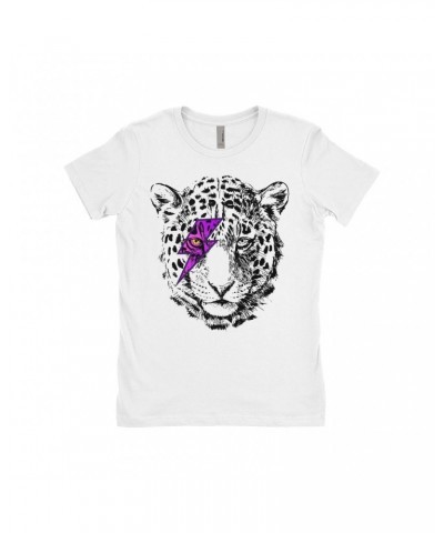 Music Life Ladies' Boyfriend T-Shirt | Glam Rock Leopard Shirt $9.49 Shirts