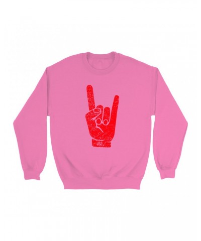 Music Life Colorful Sweatshirt | The Sign Of Metal Sweatshirt $12.50 Sweatshirts