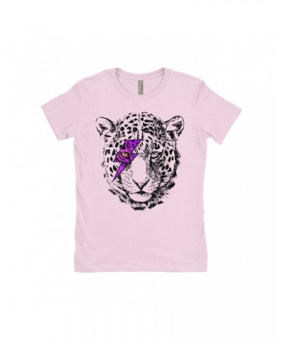 Music Life Ladies' Boyfriend T-Shirt | Glam Rock Leopard Shirt $9.49 Shirts