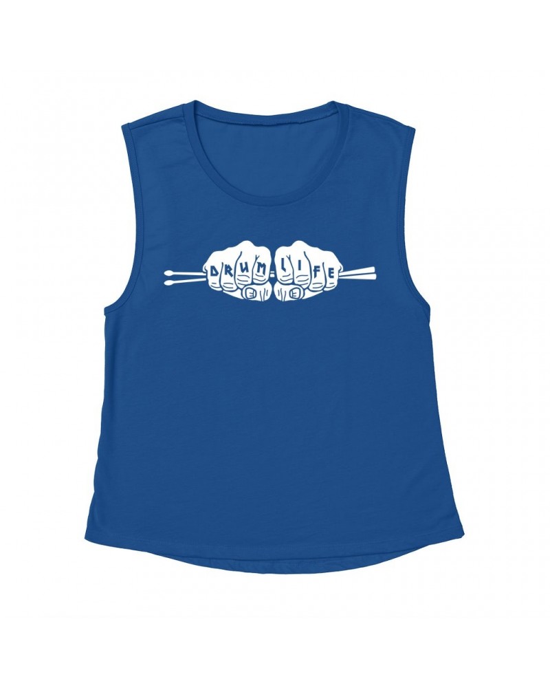 Music Life Muscle Tank | Drum Life Knucks Tank Top $4.34 Shirts