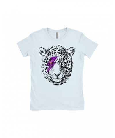 Music Life Ladies' Boyfriend T-Shirt | Glam Rock Leopard Shirt $9.49 Shirts