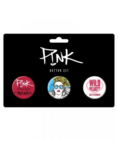 P!nk Button Three-Pack $21.24 Accessories