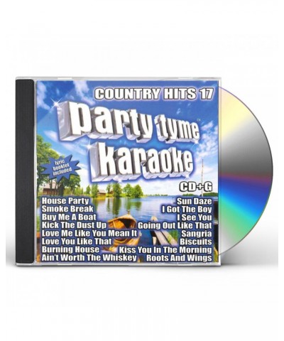 Party Tyme Karaoke Country Hits 17 (16-song CD+G) CD $11.75 CD