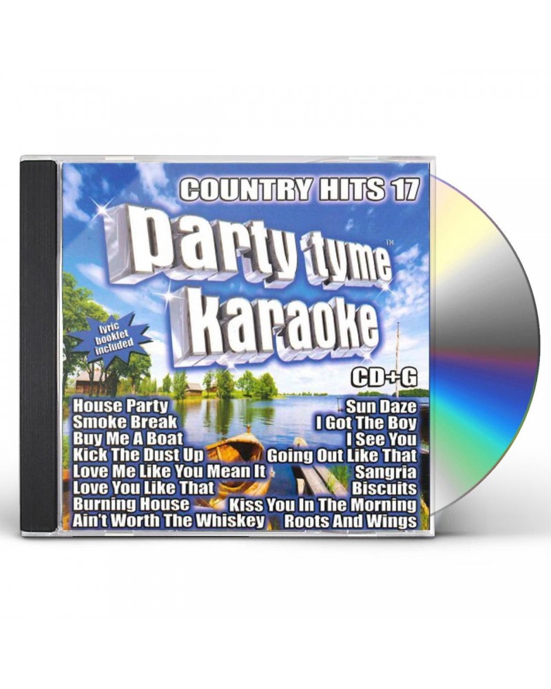 Party Tyme Karaoke Country Hits 17 (16-song CD+G) CD $11.75 CD