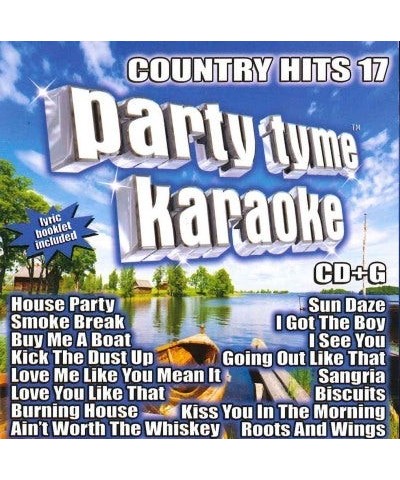 Party Tyme Karaoke Country Hits 17 (16-song CD+G) CD $11.75 CD