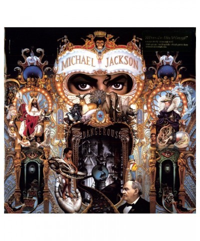 Michael Jackson Dangerous Vinyl Record $7.40 Vinyl