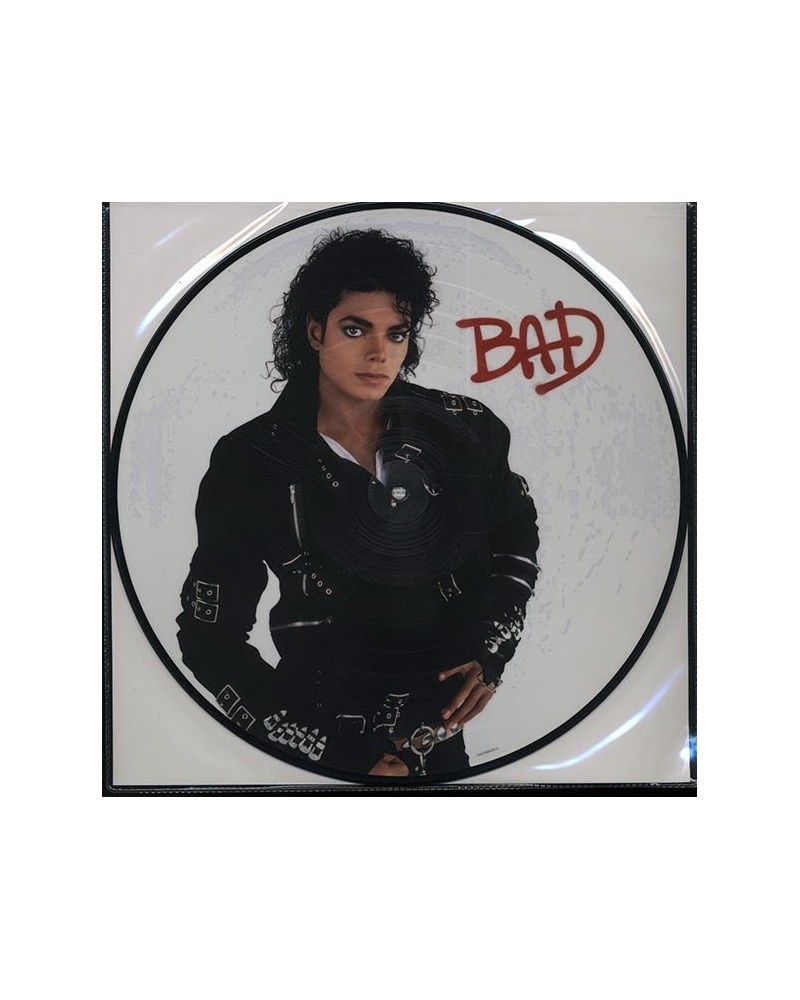 Michael Jackson LP Vinyl Record - Bad - Picture Disc $8.87 Vinyl