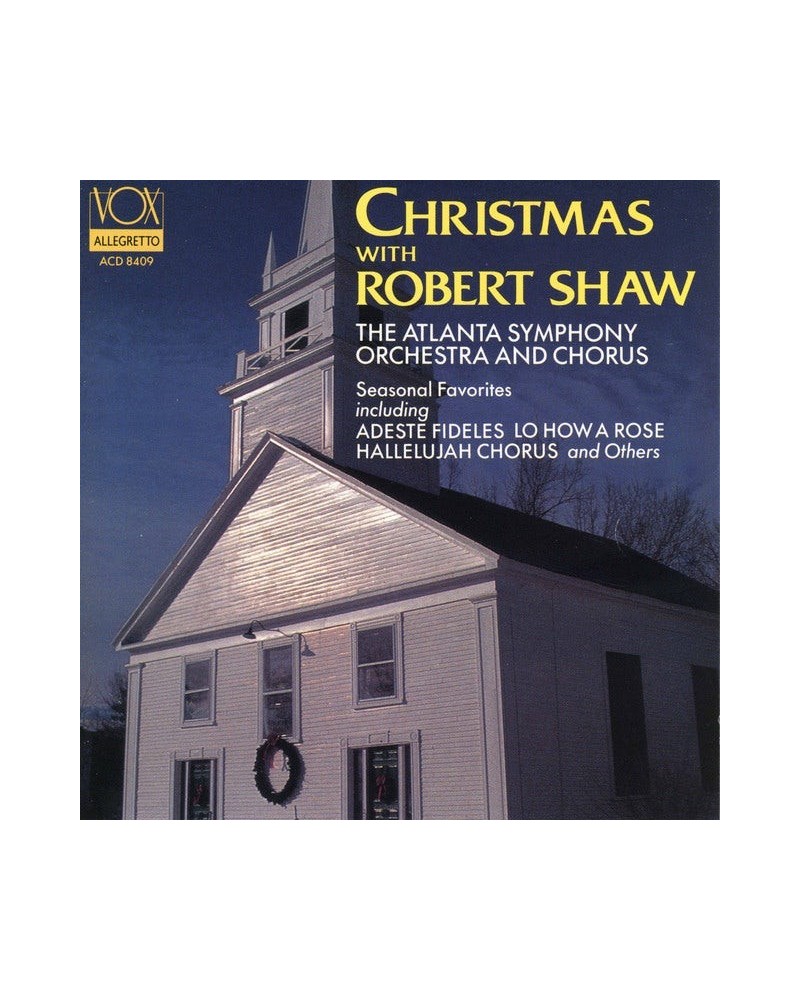 Robert Shaw CHRISTMAS WITH ROBERT SHAW CD $11.00 CD