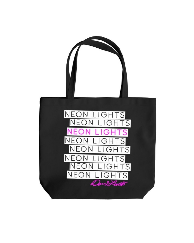 Demi Lovato Neon Lights Tote Bag $14.34 Bags