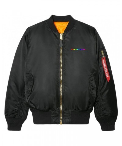 MAX COLOUR VISION EMBROIDERED BOMBER JACKET (LIMITED EDITION) $10.12 Outerwear