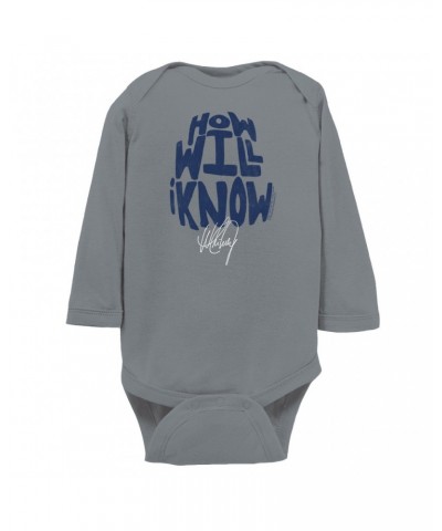 Whitney Houston Long Sleeve Bodysuit | How Will I Know Navy Design Distressed Bodysuit $8.32 Shirts