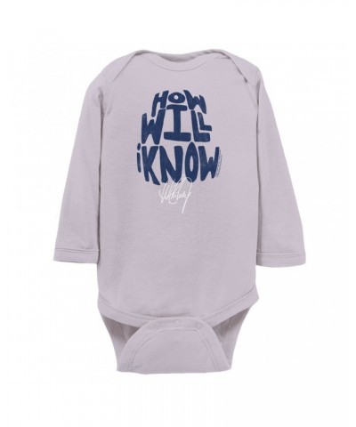 Whitney Houston Long Sleeve Bodysuit | How Will I Know Navy Design Distressed Bodysuit $8.32 Shirts