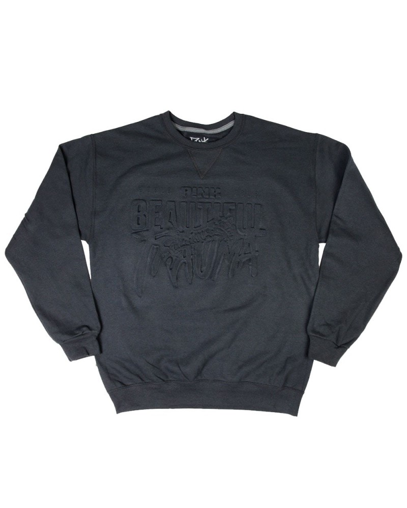 P!nk Emboss Crewneck $4.18 Sweatshirts