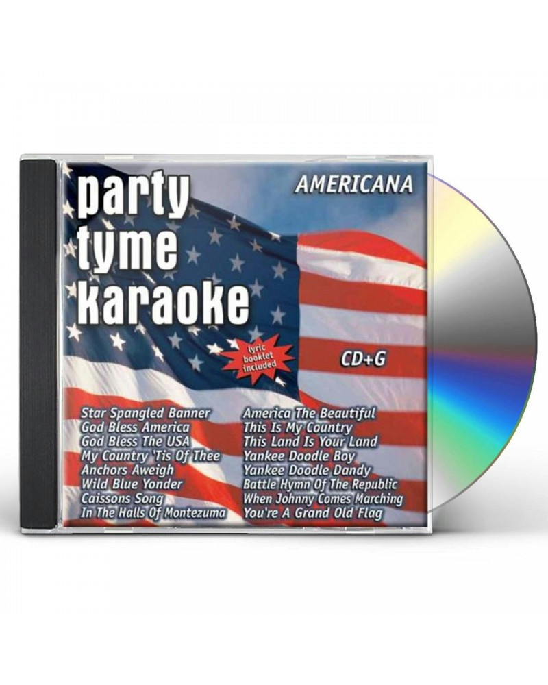 Party Tyme Karaoke Americana (16-song CD+G) CD $11.50 CD