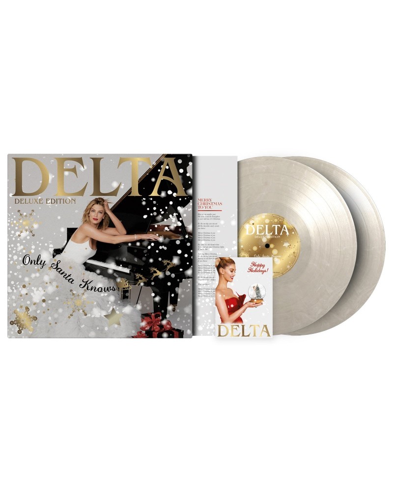 Delta Goodrem Only Santa Knows (Deluxe Edition) Snowy White 2LP $13.32 Vinyl