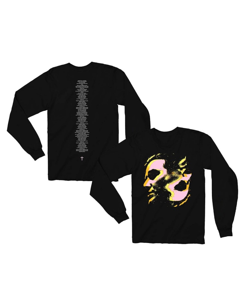 Logan Henderson Yin Yang Long Sleeve Black T-shirt $13.45 Shirts