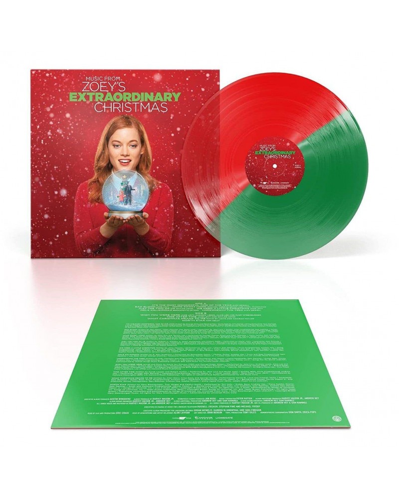 Tori Kelly Music From Zoey’s Extraordinary Christmas Original Soundtrack (Tran Red/Green Split Christmas Cookie) Vinyl Record...