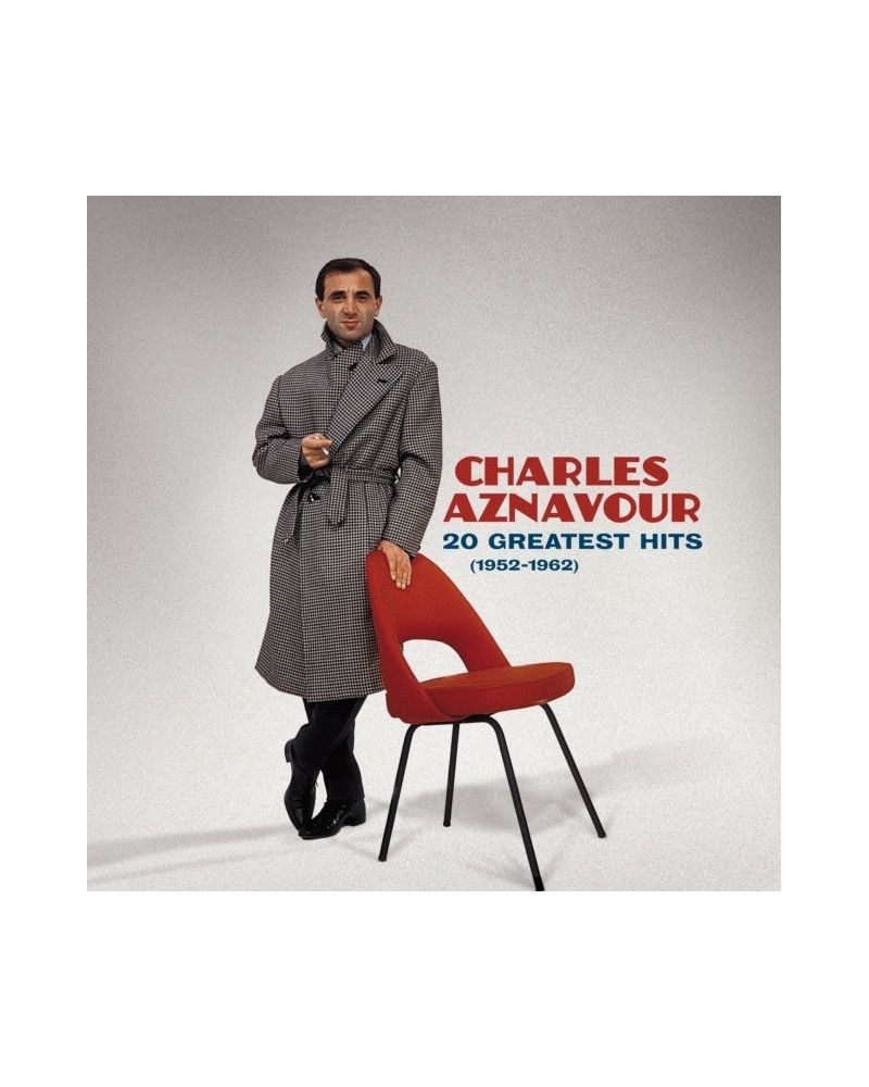 Charles Aznavour LP Vinyl Record - 20. Greatest Hits (19 52-19 62) $5.05 Vinyl