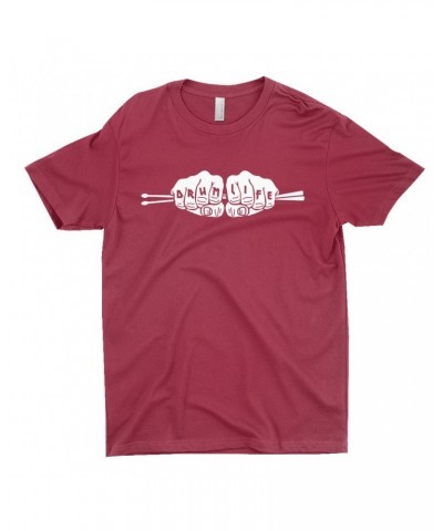 Music Life T-Shirt | Drum Life Knucks Shirt $6.64 Shirts