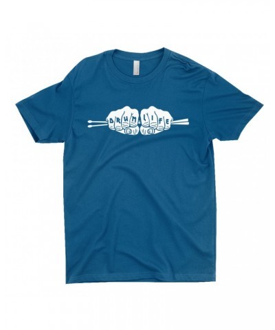 Music Life T-Shirt | Drum Life Knucks Shirt $6.64 Shirts