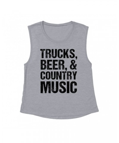 Music Life Muscle Tank | Trucks Beer Country Music Tank Top $8.39 Shirts