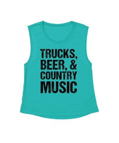 Music Life Muscle Tank | Trucks Beer Country Music Tank Top $8.39 Shirts