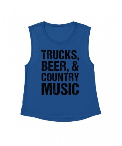 Music Life Muscle Tank | Trucks Beer Country Music Tank Top $8.39 Shirts