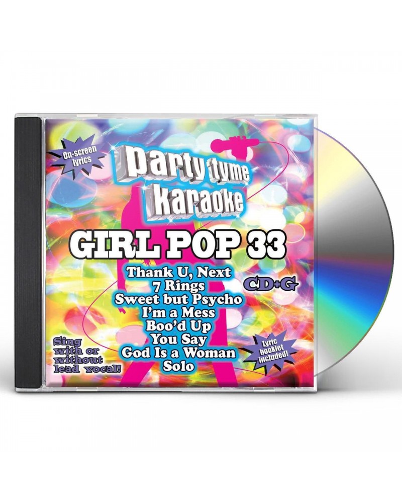 Party Tyme Karaoke GIRL POP 33 CD $15.08 CD