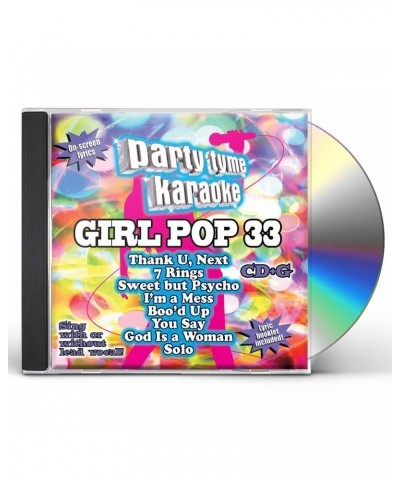 Party Tyme Karaoke GIRL POP 33 CD $15.08 CD