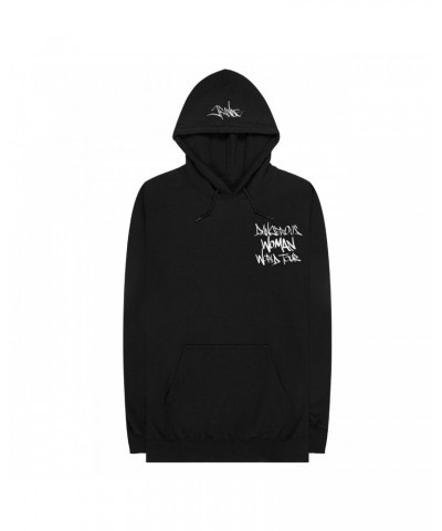 Ariana Grande Black World Tour Tag Hoodie $15.50 Sweatshirts