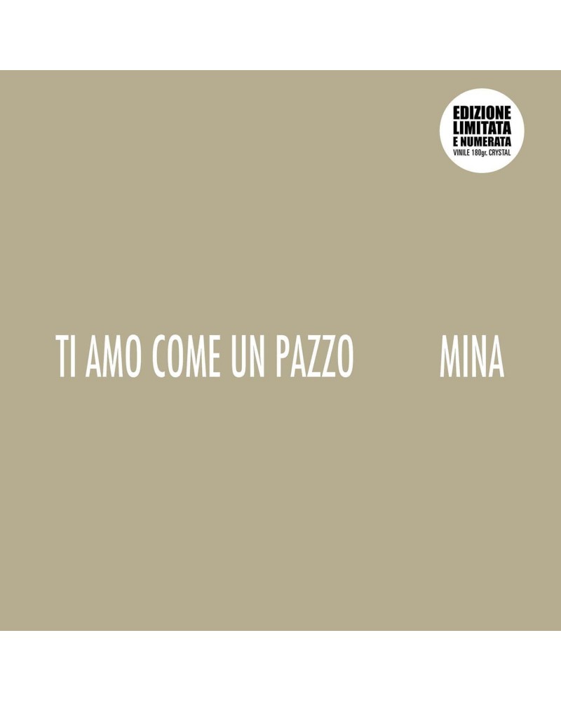 Mina Ti amo come un pazzo Vinyl Record $6.04 Vinyl