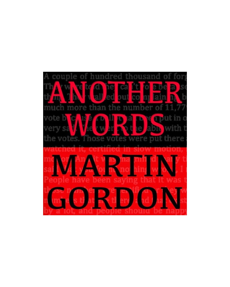 Martin Gordon ANOTHER WORDS CD $12.23 CD