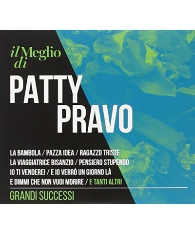 Patty Pravo IL MEGLIO DI PATTY PRAVO: GRANDI SUCCESSI CD $8.27 CD