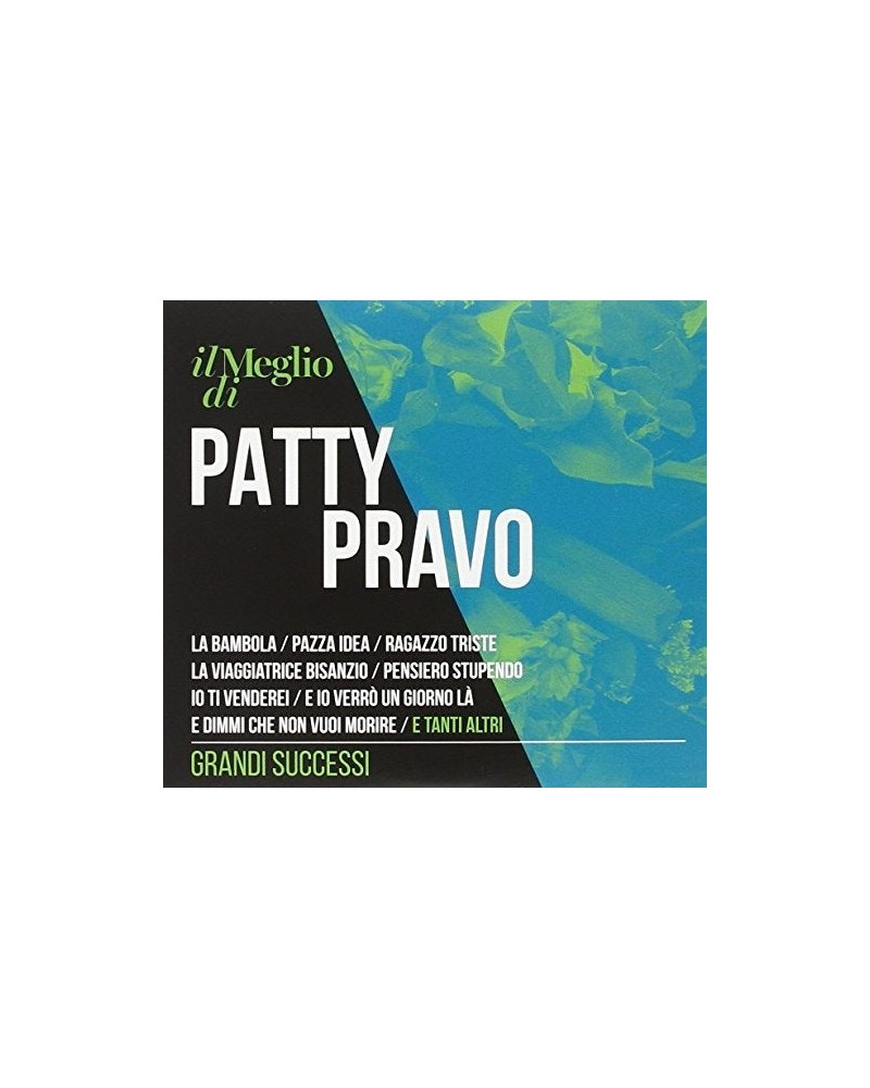 Patty Pravo IL MEGLIO DI PATTY PRAVO: GRANDI SUCCESSI CD $8.27 CD