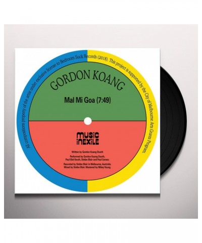 Gordon Koang Mal Mi Goa B/W Salaam Vinyl Record $5.07 Vinyl