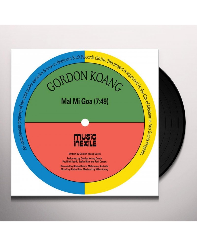 Gordon Koang Mal Mi Goa B/W Salaam Vinyl Record $5.07 Vinyl