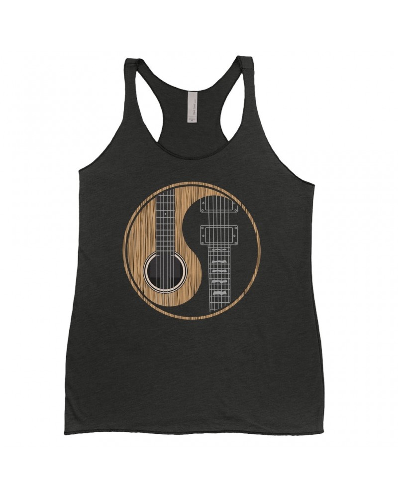 Music Life Ladies' Tank Top | Guitar Yin-Yang Shirt $10.79 Shirts