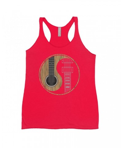 Music Life Ladies' Tank Top | Guitar Yin-Yang Shirt $10.79 Shirts