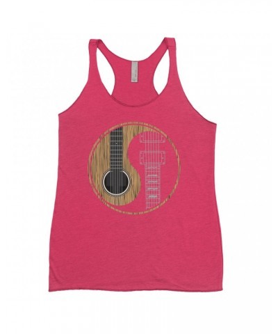 Music Life Ladies' Tank Top | Guitar Yin-Yang Shirt $10.79 Shirts