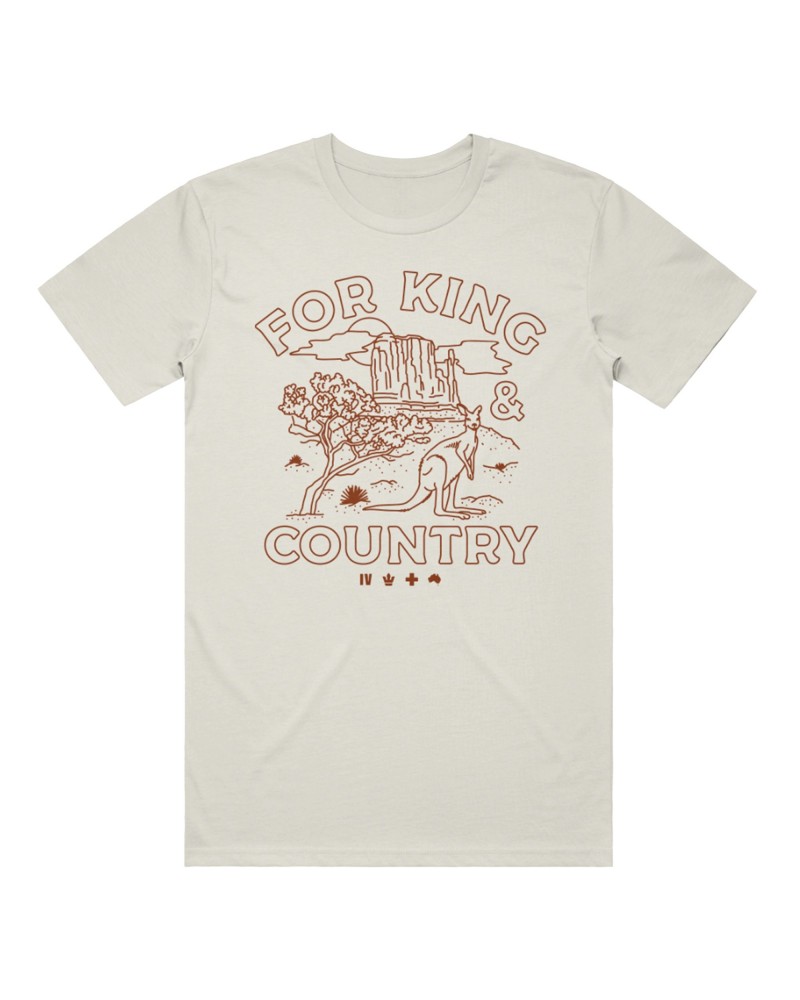 for KING & COUNTRY Desert Tee - Cream $21.80 Shirts