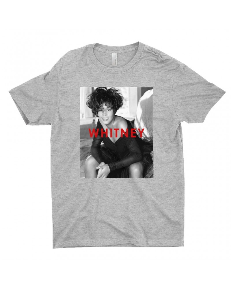 Whitney Houston T-Shirt | Bold Black And White Cover Shirt $9.11 Shirts