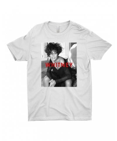 Whitney Houston T-Shirt | Bold Black And White Cover Shirt $9.11 Shirts