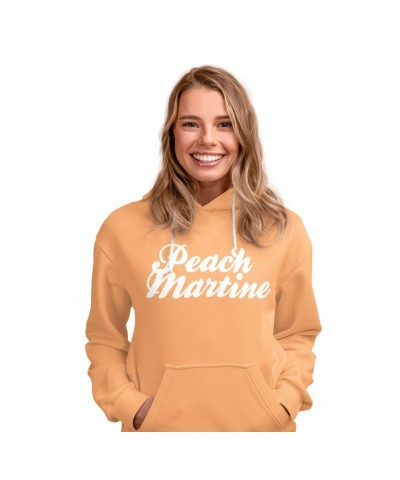 PEACH MARTINE Logo Hoodie on Cantaloupe $12.92 Sweatshirts