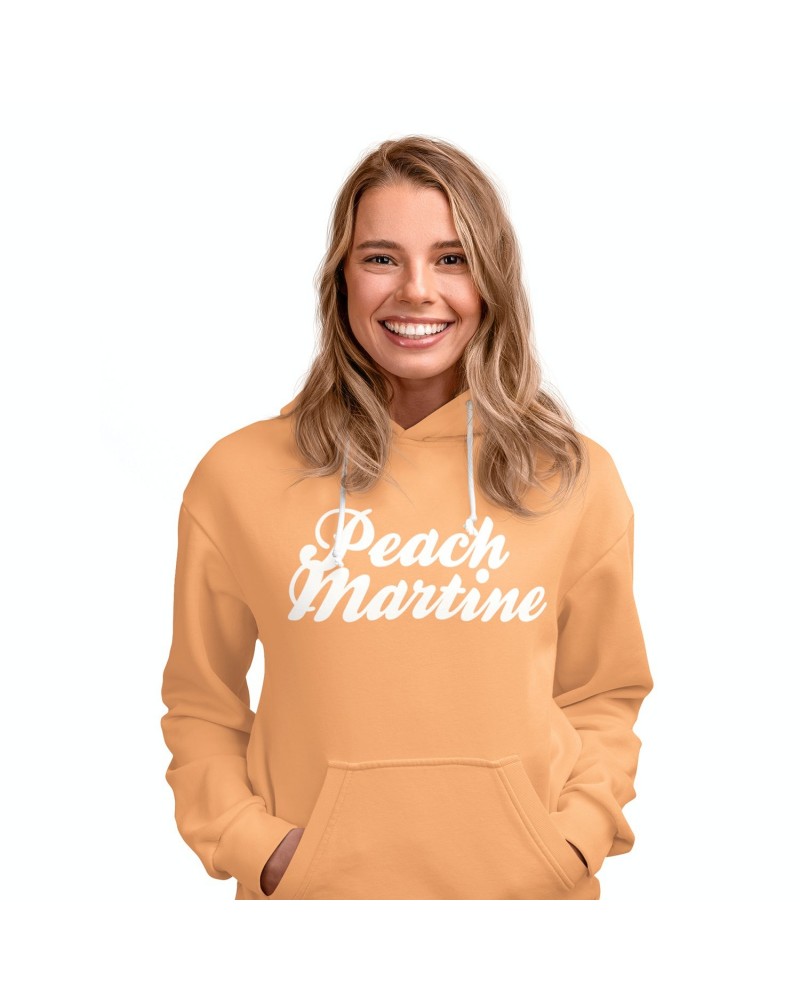 PEACH MARTINE Logo Hoodie on Cantaloupe $12.92 Sweatshirts