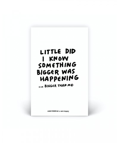 Katy Perry Bigger Than Me Poster $8.57 Decor