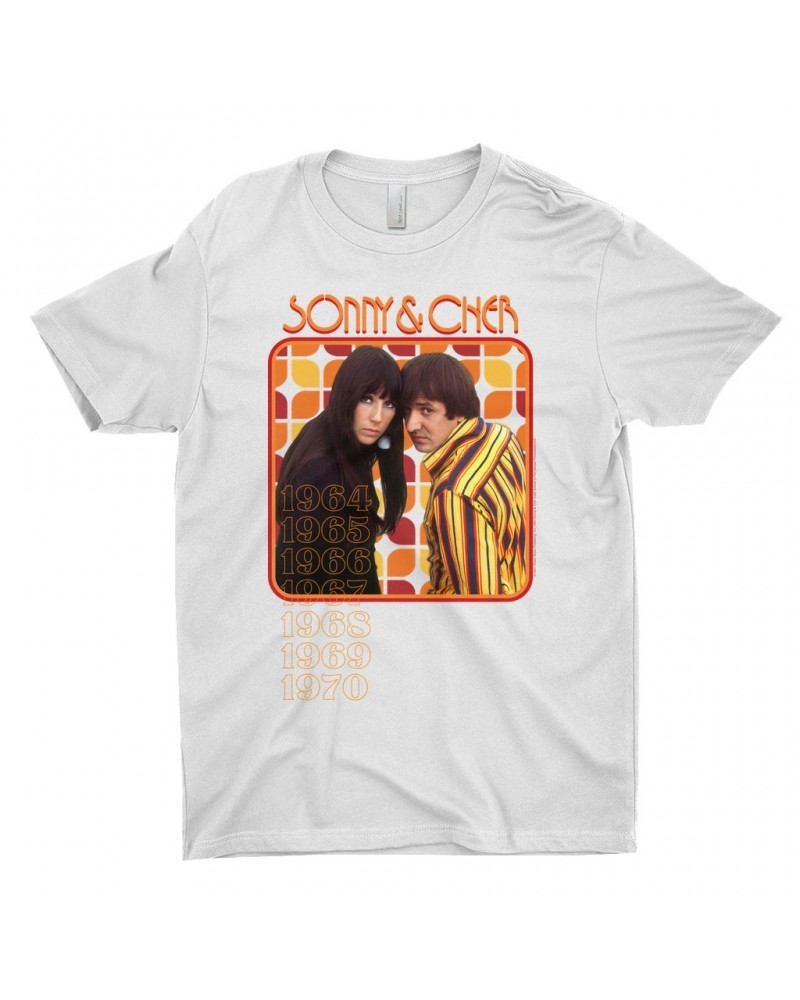 Sonny & Cher T-Shirt | Retro 1964-1970 Image Shirt $9.65 Shirts