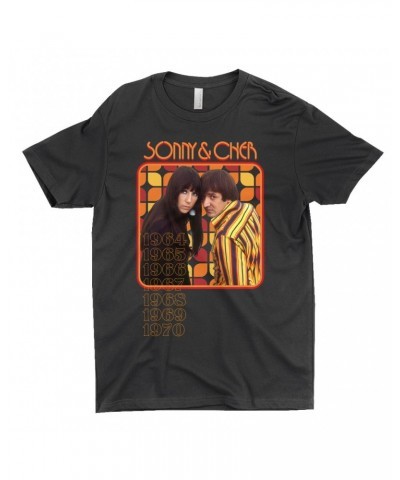 Sonny & Cher T-Shirt | Retro 1964-1970 Image Shirt $9.65 Shirts